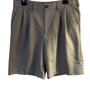 Pre Owned Men's Izod Shorts Sz 32 Functional Style Athletic Shorts Gray Golf